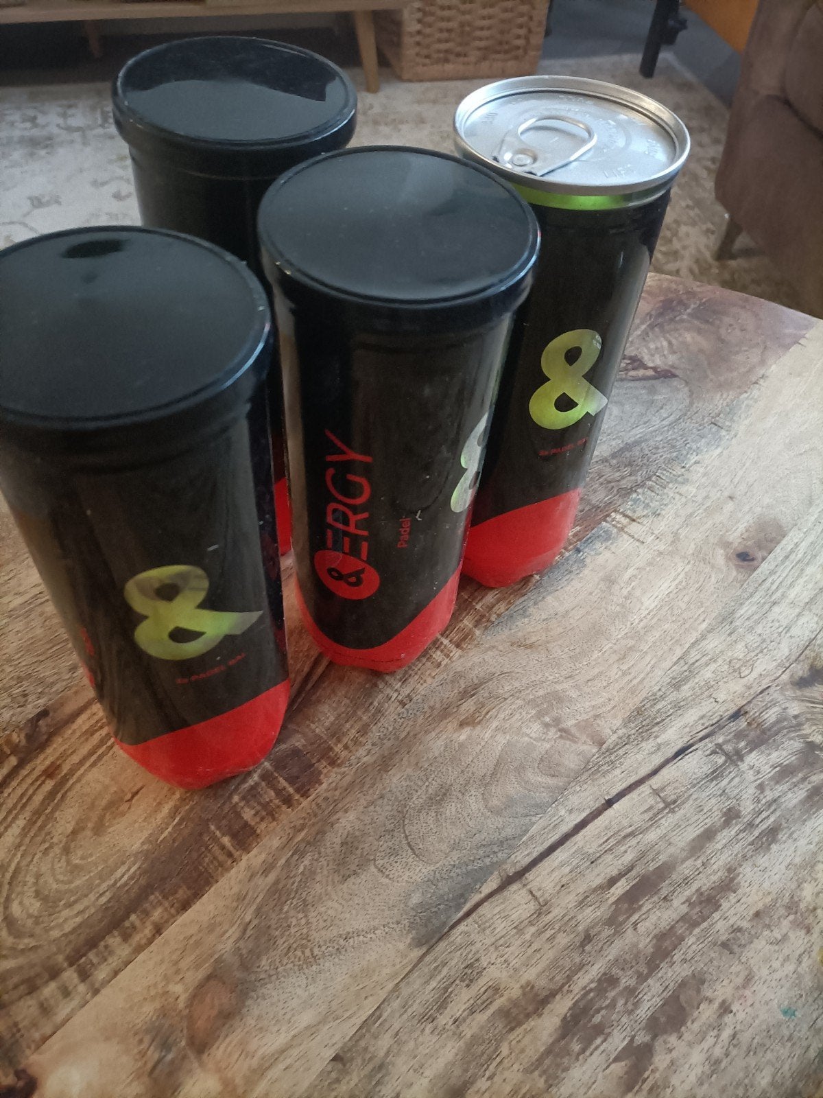 4 bussen padelballen - &Ergy Padel, Ophalen of Verzenden