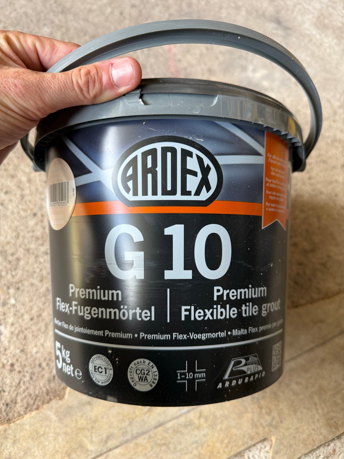 ARDEX G10 Premium Flex-Fugenmörtel - 5kg Voegmortel, Doe-het-zelf en Verbouw, Ophalen, Nieuw, Overige materialen, Overige typen