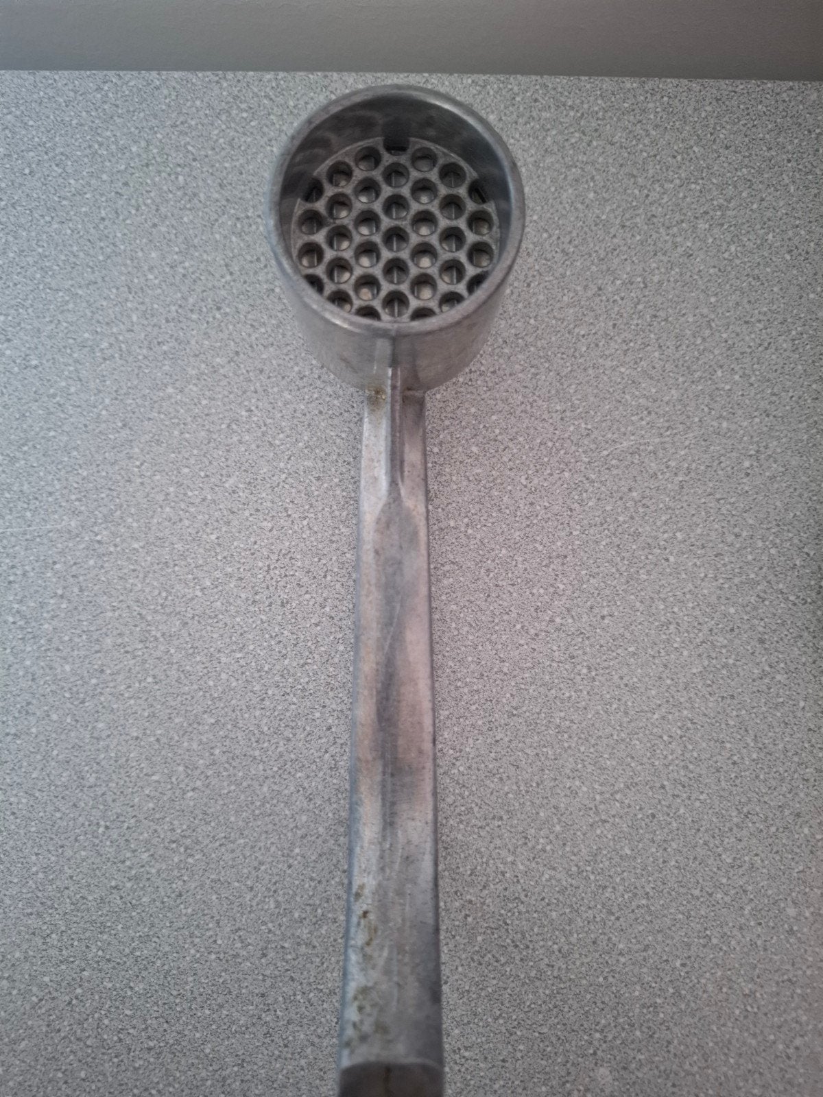 Vintage aardappelpers / pureeknijper - Simplex, Zilver, Ophalen of Verzenden, Metaal, Overige merken