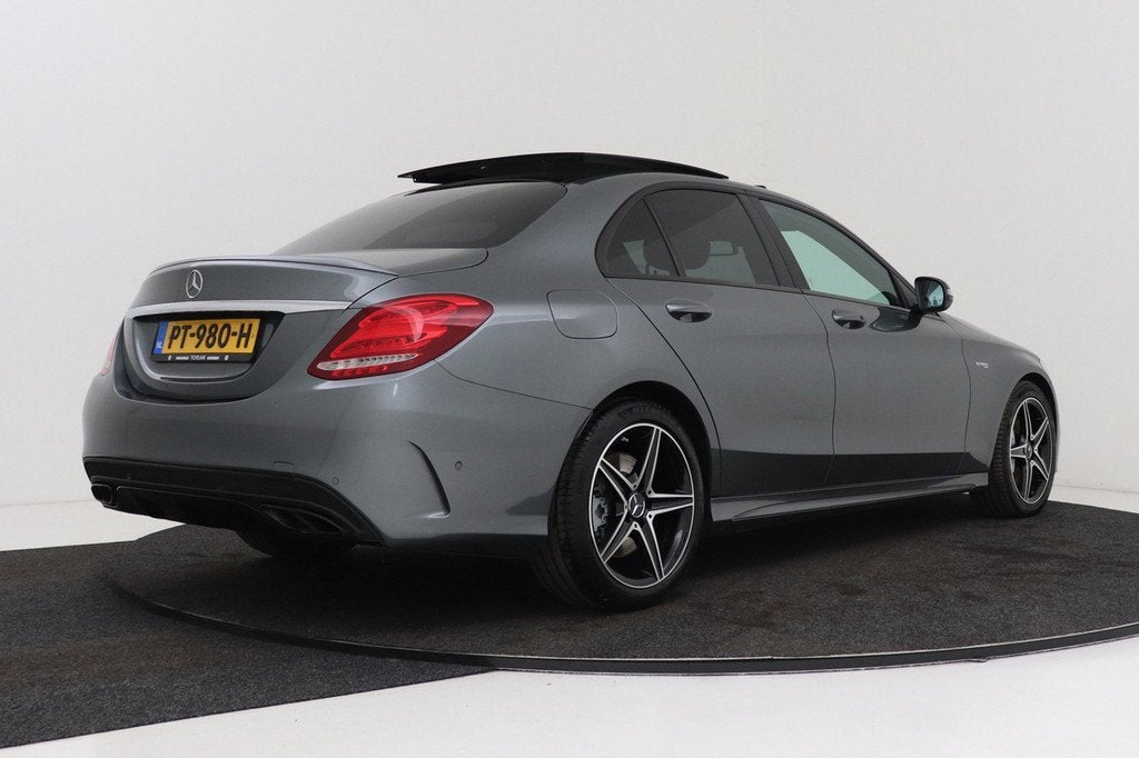 Mercedes-Benz C-klasse AMG 43 4MATIC | Panoramadak | Org NL, Auto's, Mercedes-Benz, 367 pk, 2996 cc, Origineel Nederlands, Bedrijf
