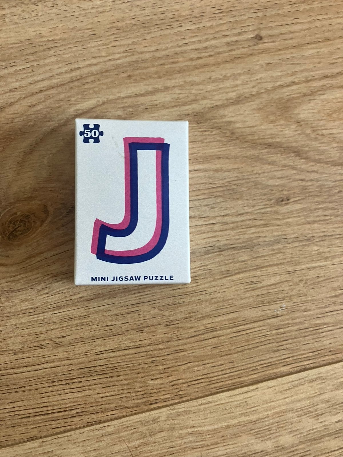 Klein puzzeltje letter “J”, Ophalen of Verzenden, Minder dan 500 stukjes