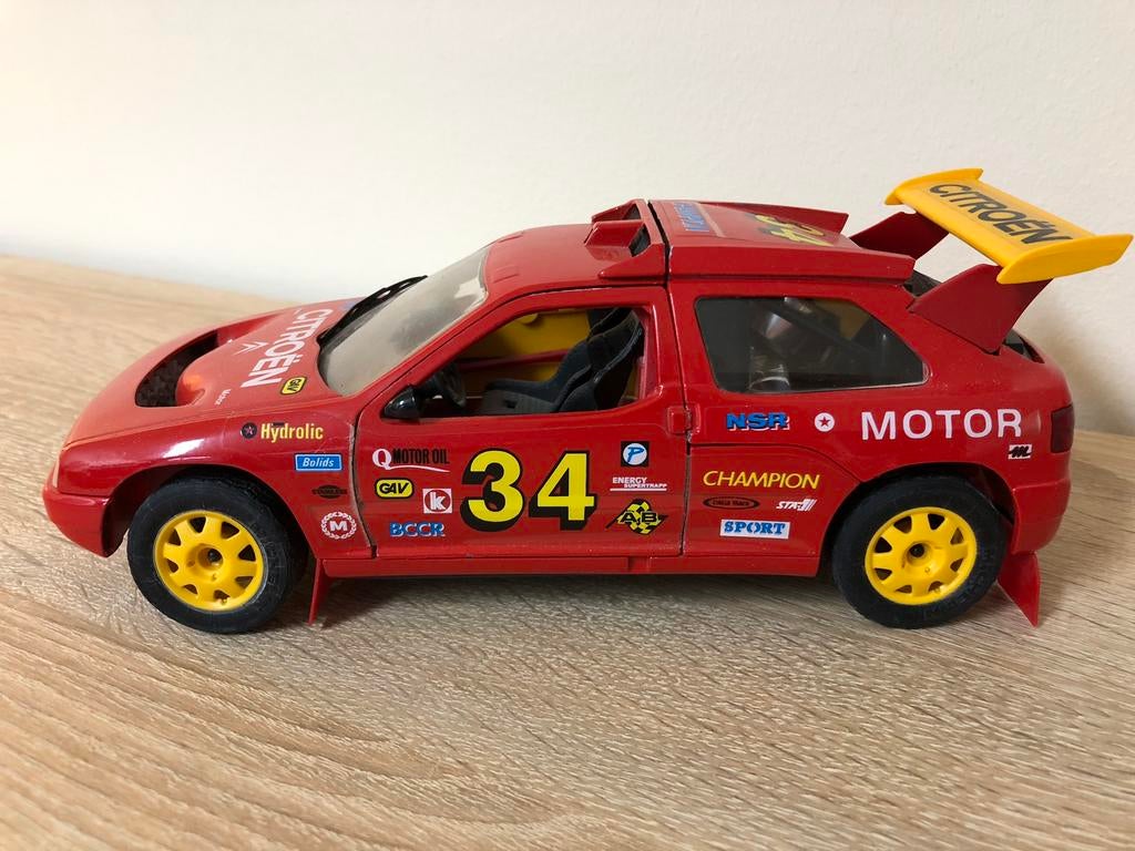 Citroën Ralley Raid 1:18, Ophalen of Verzenden, Zo goed als nieuw