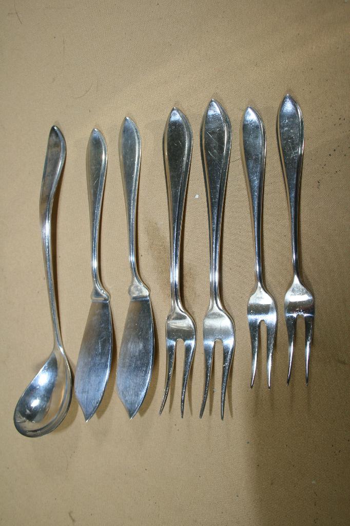 7 x Keltum klein bestek, Ophalen of Verzenden