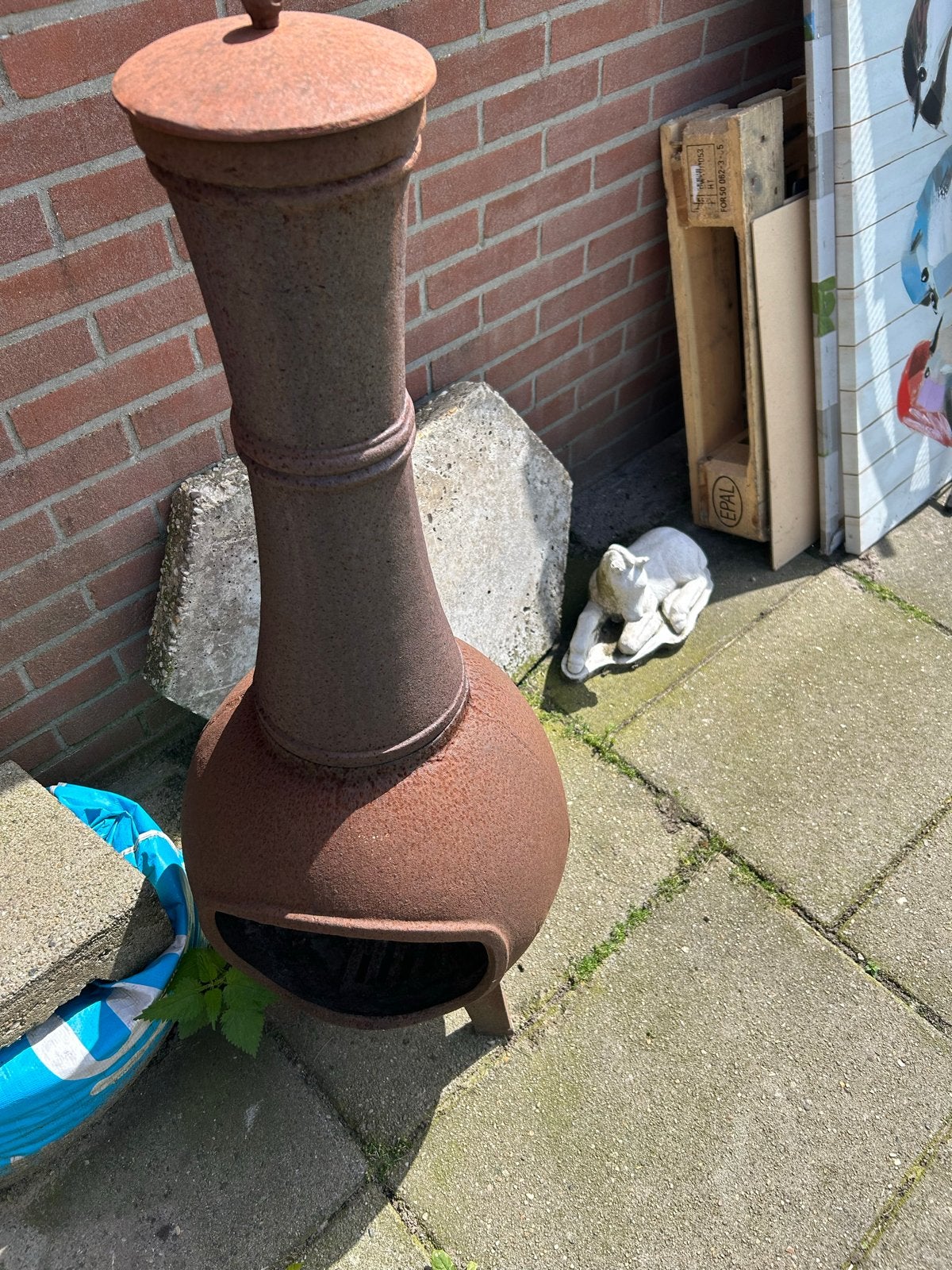 Rustieke Tuinkachel - Sfeervol en Functioneel, Tuin en Terras, Ophalen, Gebruikt