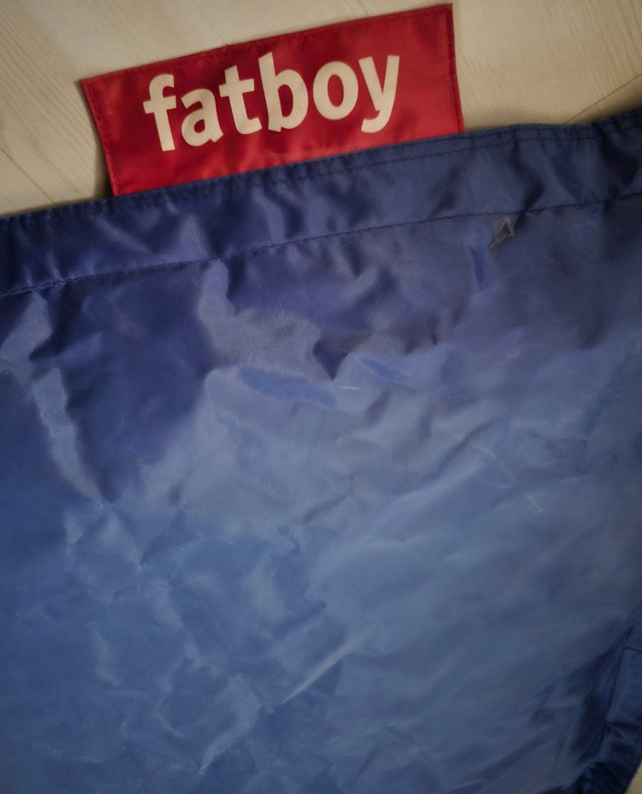 FATBOY als nieuw !!! origineel, Ophalen, Zo goed als nieuw, Blauw, Zitzak
