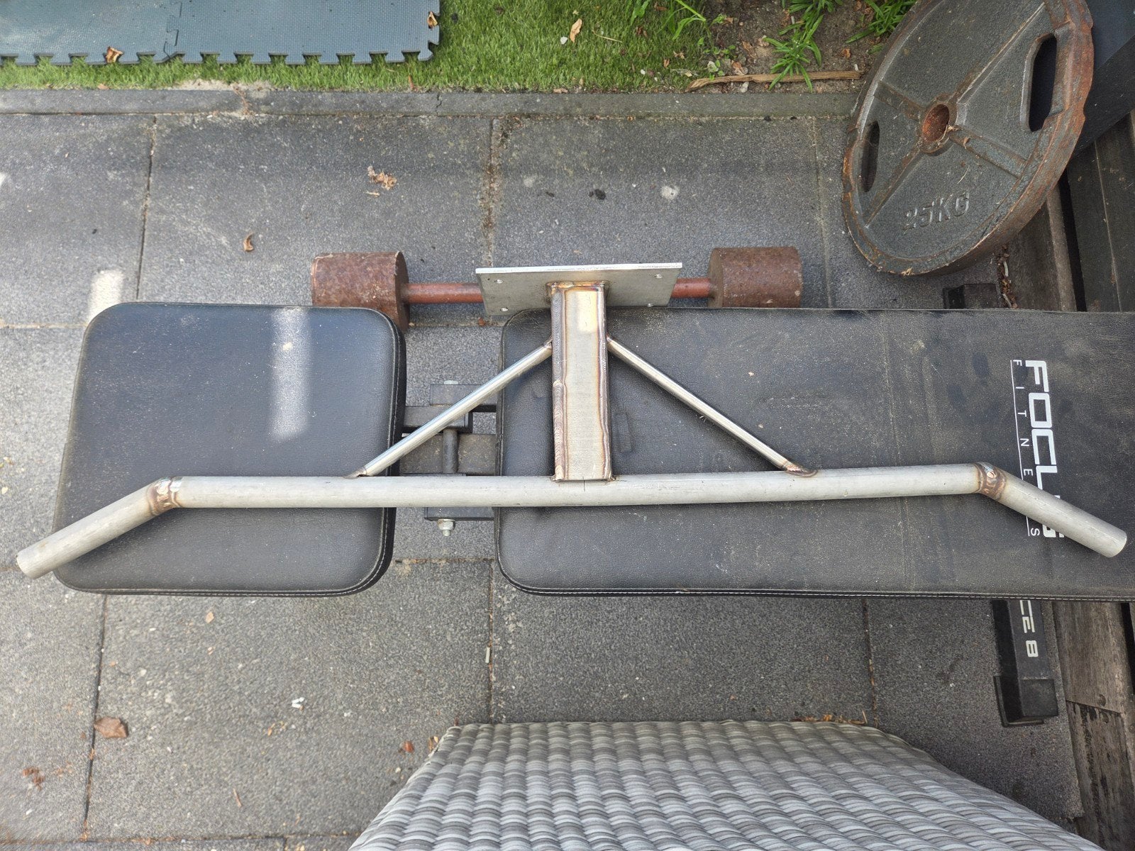 Zelfgemaakte Oprekstang / Pull-up Bar, Sport en Fitness, Fitnessmaterialen, Ophalen, Nieuw, Rug, Oprekstang