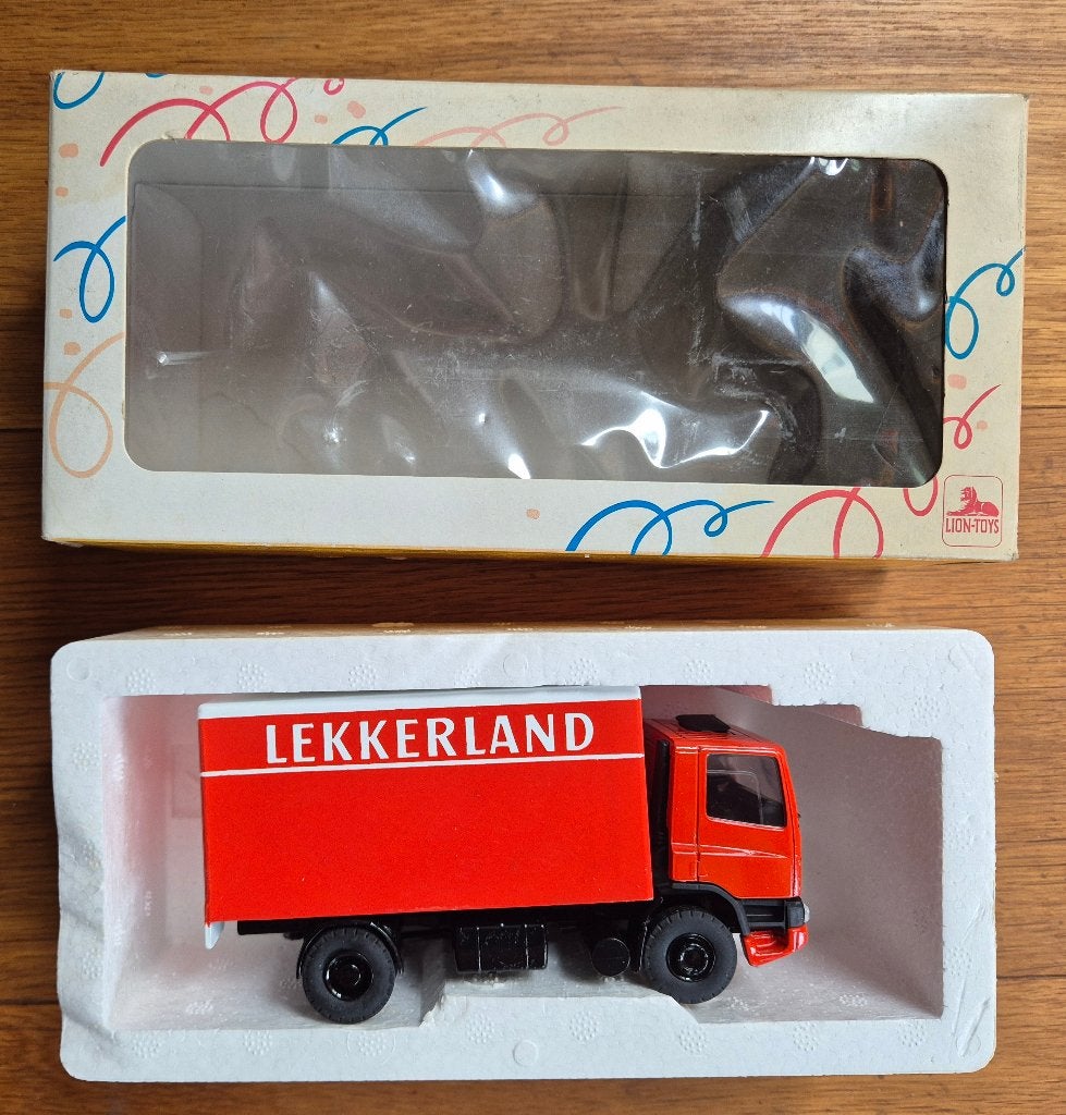 LION TOYS DAF 75 300 ATi Truck "Lekkerland 40 Jaar", Ophalen of Verzenden, Nieuw, Bus of Vrachtwagen, Lion Toys