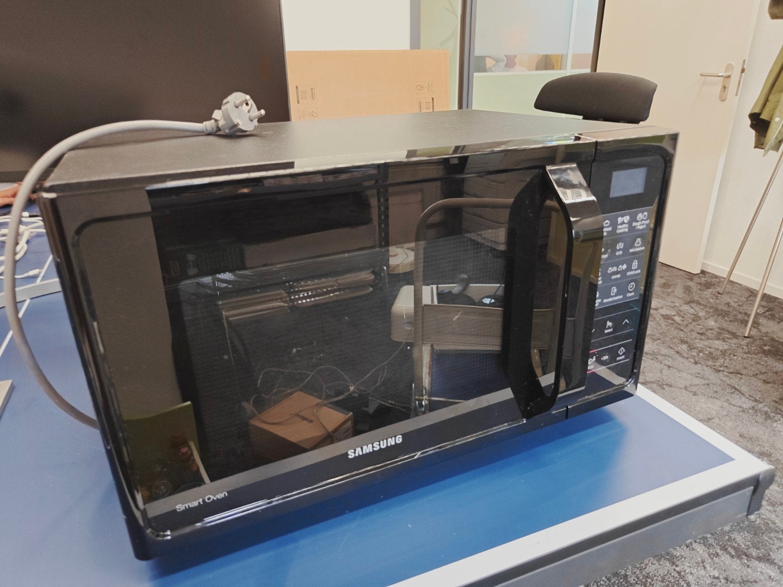 Samsung Combi Magnetron - Zwart, Zo goed als nieuw, Ophalen