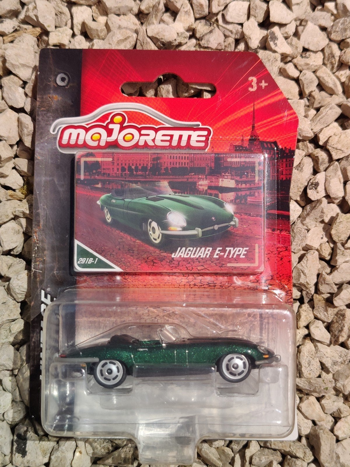 Majorette Jaguar E Type Cabrio GROEN, Ophalen of Verzenden