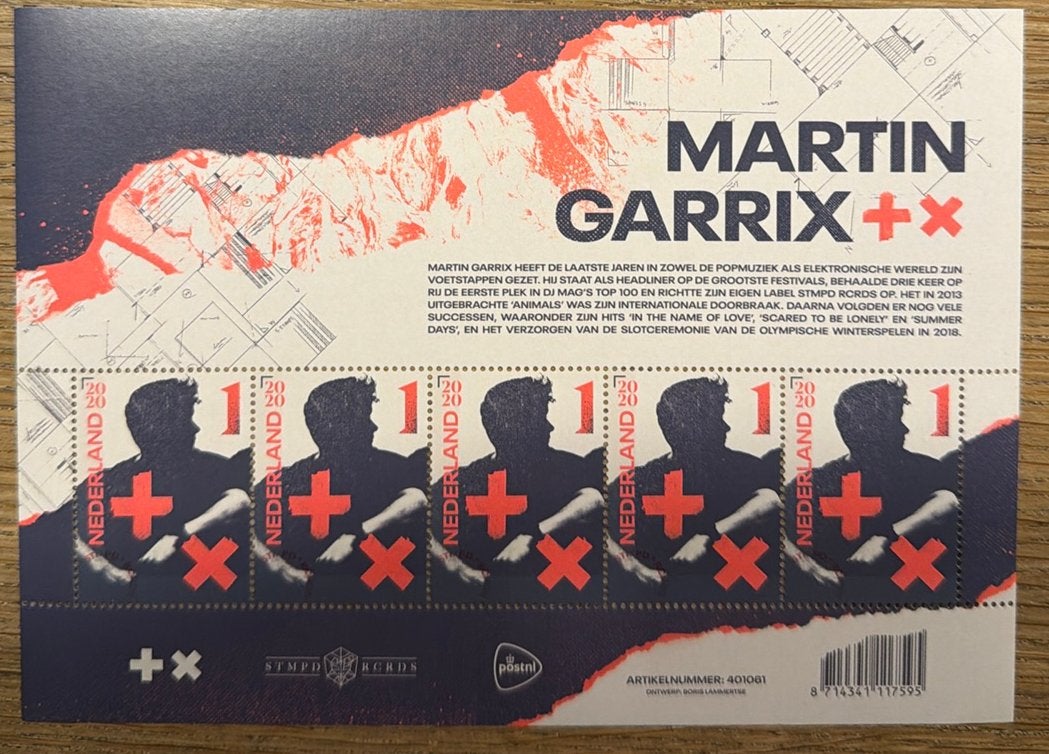 Postzegels pf. Martin Garrix, Ophalen of Verzenden, Na 1940, Postfris
