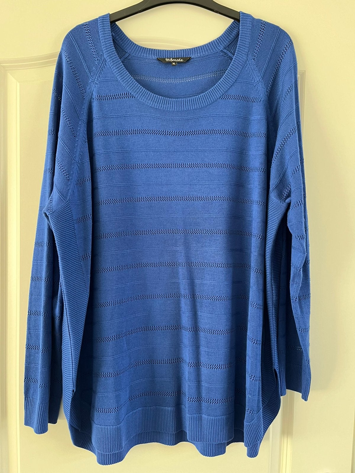Blauwe trui maat XL (grote maten), Kleding | Dames, Ophalen of Verzenden, Zo goed als nieuw, Blauw, Trui of Vest