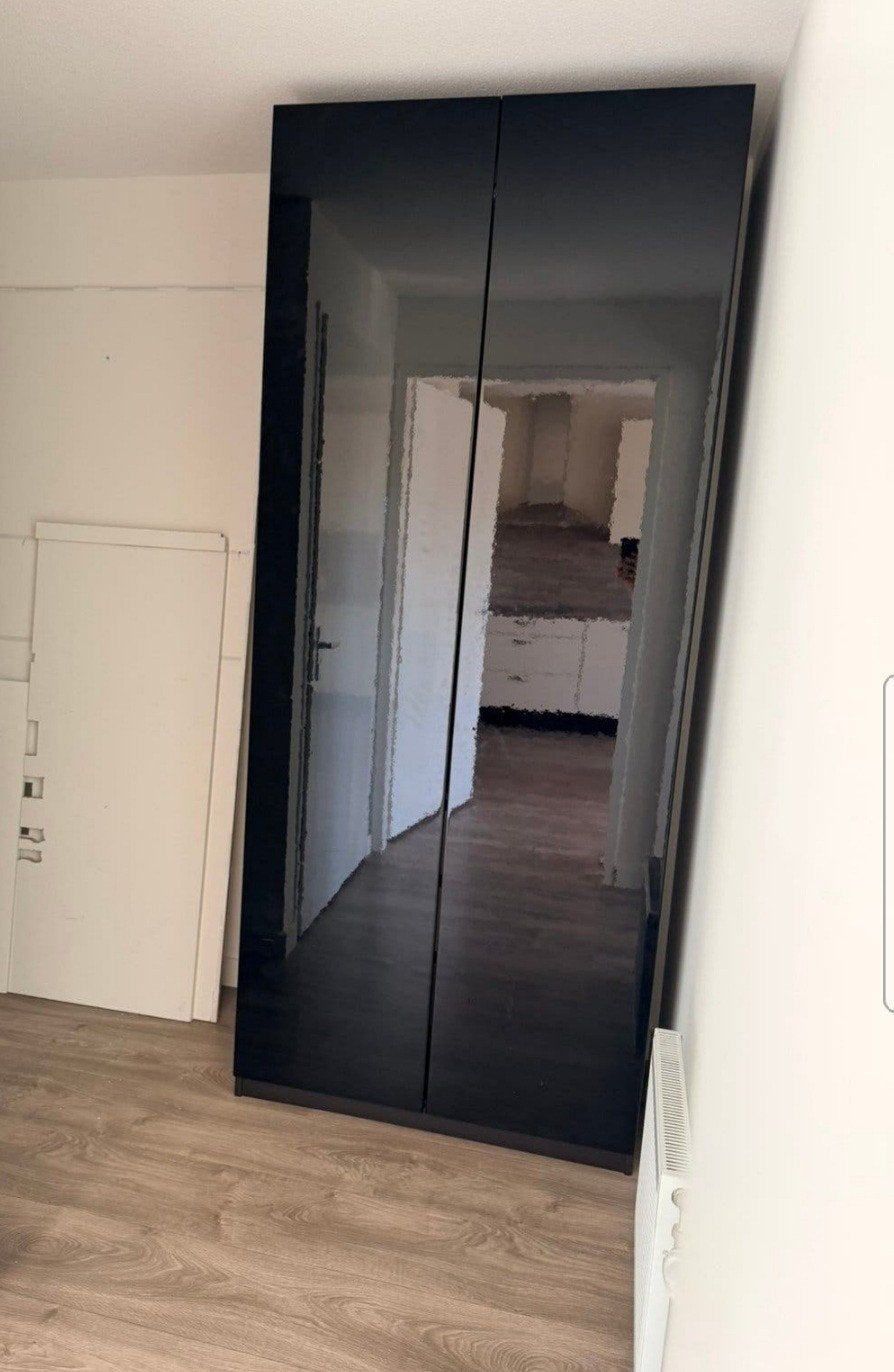 IKEA Pax hoogglans antraciet nette staat, Ophalen, Gebruikt, 50 tot 100 cm, 50 tot 75 cm