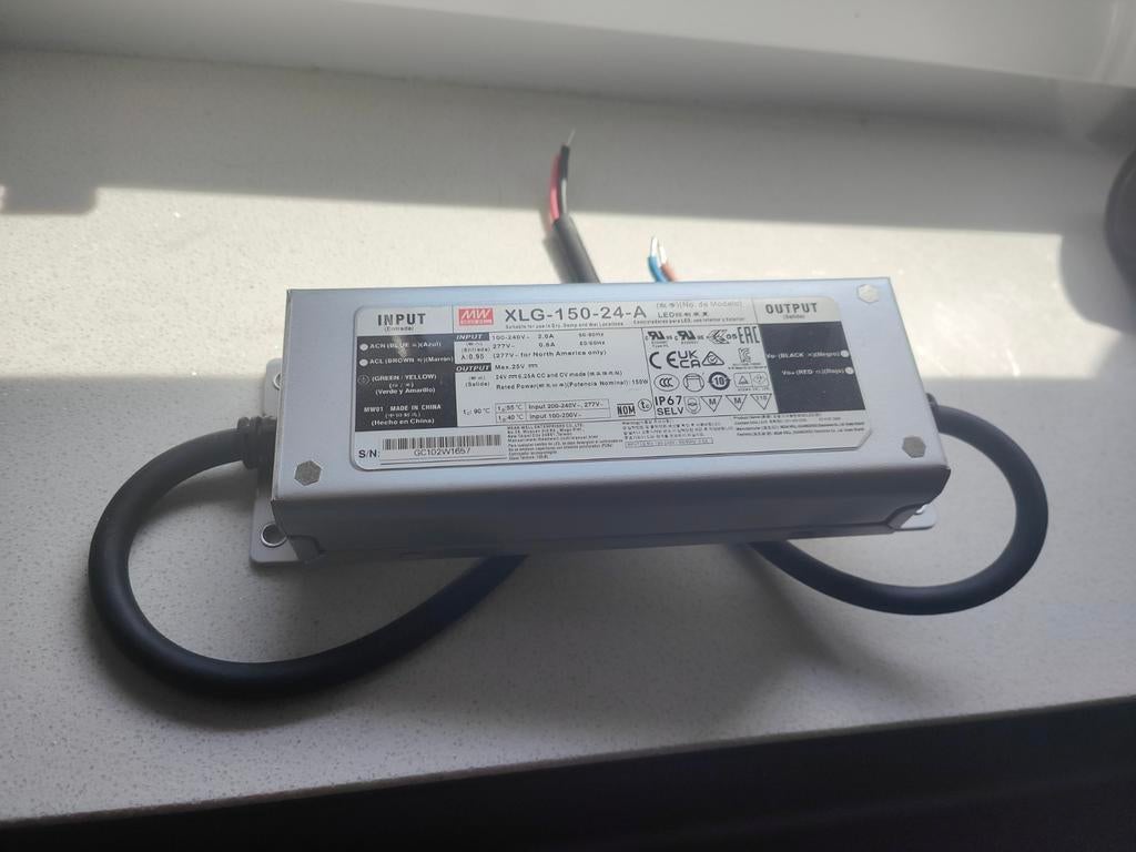 Mean Well XLG-150-24-A LED Driver Voeding, Ophalen of Verzenden, Nieuw, Overige typen
