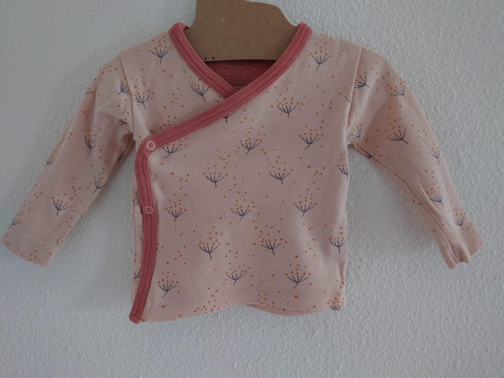 Fresk Wikkelvestje Maat 3-6 maanden 100% biokatoen, Ophalen of Verzenden, Gebruikt, Meisje, Shirtje of Longsleeve