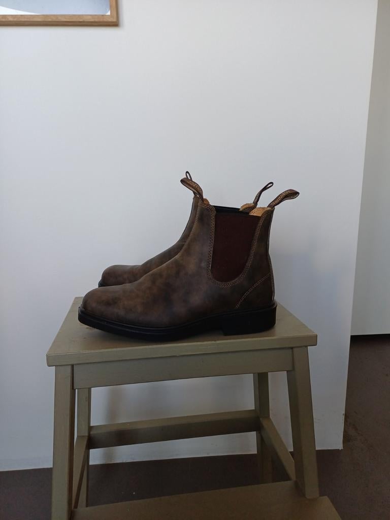 Blundstone chelsea boots, Mt 41,5,Rustic Brown, ZGAN, Bruin, Blundstone, Boots, Ophalen of Verzenden