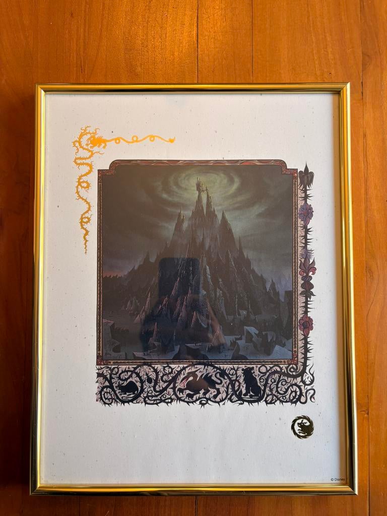 Ingelijste sleeping beauty litho, Ophalen of Verzenden