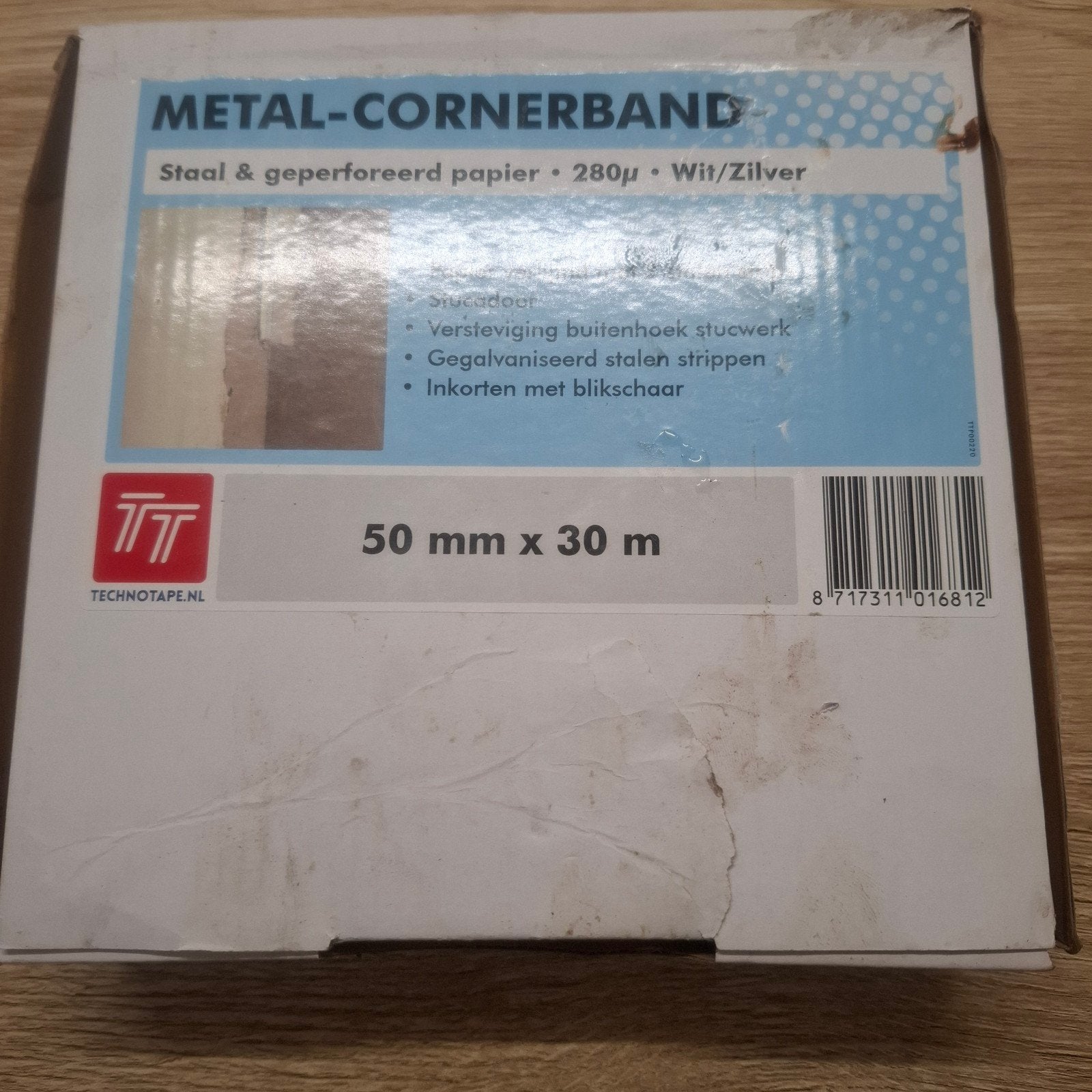 Metal-Cornerband 50 mm x 30 m - Nieuw, Ophalen of Verzenden