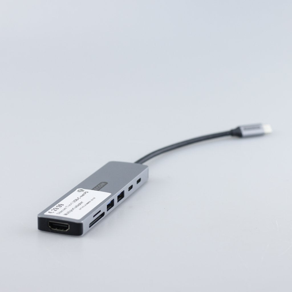 Sitecom 7-in-1 USB-C met PD Multiport-adapter, Computers en Software, Pc speakers, Sitecom, Zo goed als nieuw, https://www.sitecom.com/nl-nl/contact