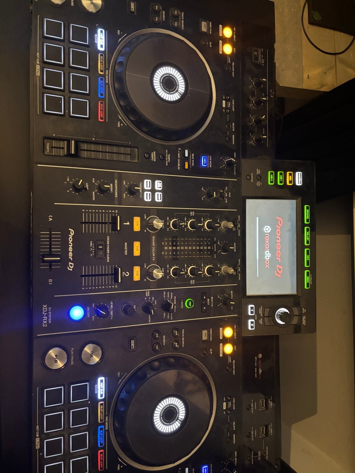 Pioneer RX2 DJ-set met KRK speakers en DJ-headset, Muziek en Instrumenten, Dj-sets en Draaitafels, Ophalen of Verzenden, Zo goed als nieuw