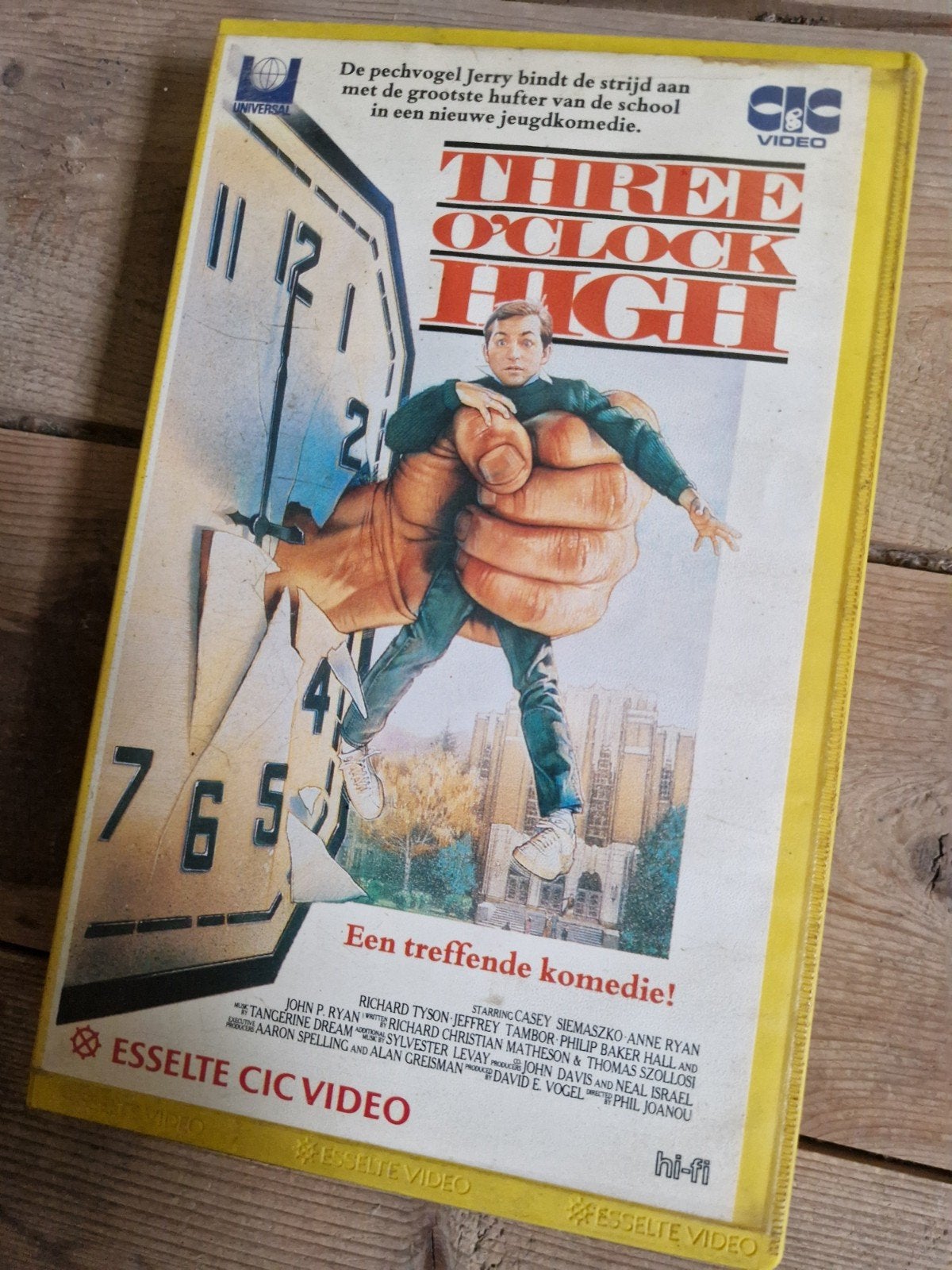 ex rental three o'clock high tape vhs band videotheek, Ophalen of Verzenden