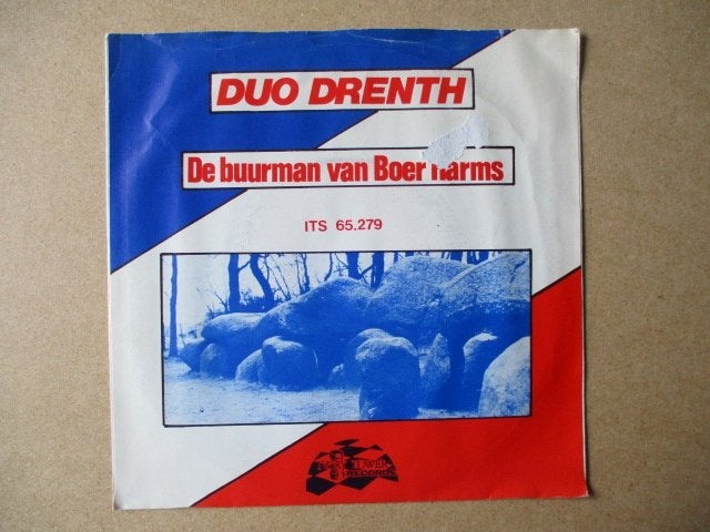 s0166 duo drenth - de buurman van boer harms, Cd's en Dvd's, Vinyl Singles, Ophalen, Gebruikt, 7 inch, Overige genres