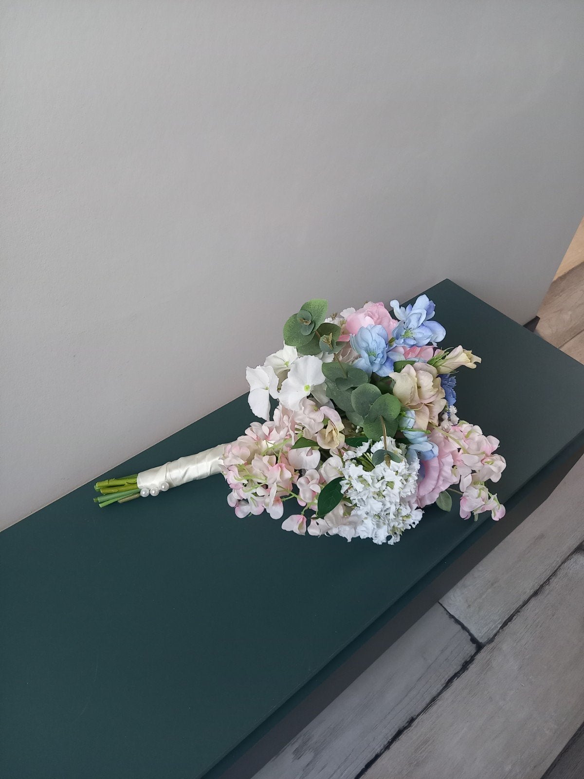 Prachtig bruidsboeket van zijden bloemen, Ophalen, Meerkleurig, Accessoires, Onbekend