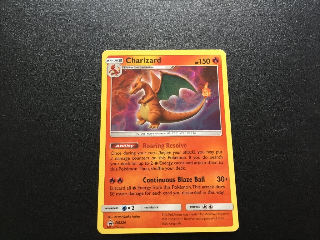 Charizard sm226, Ophalen, Gebruikt, Losse kaart, Foil