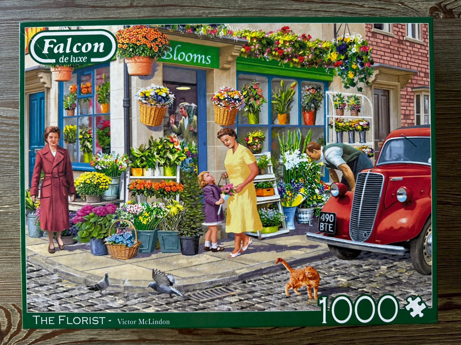 Legpuzzel Falcon de luxe The Florist 1000 stukjes, Ophalen of Verzenden, 500 t/m 1500 stukjes, Zo goed als nieuw