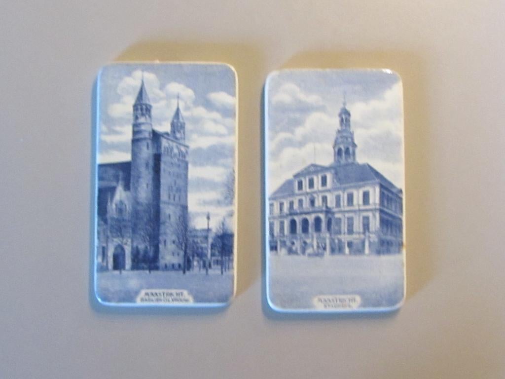 wandbordjes soc. ceramique Maastricht Stadhuis, Ophalen of Verzenden
