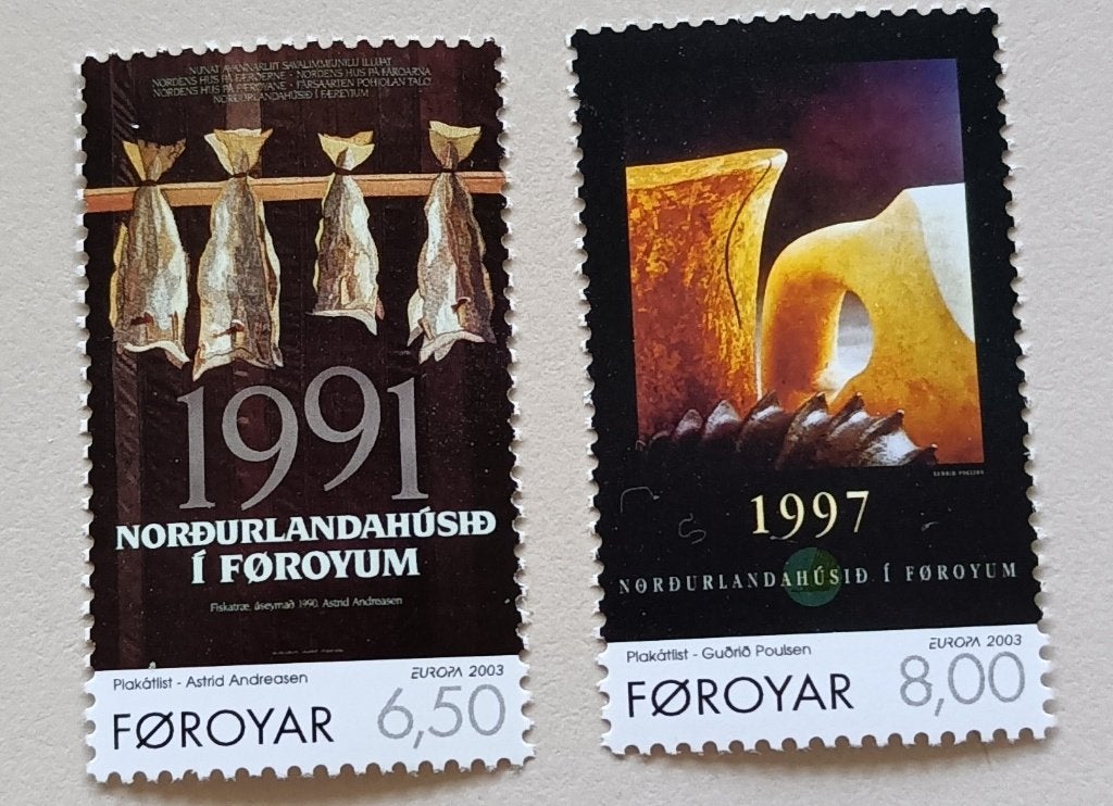 Faroer Eilanden-Faroe Islands 2003 cept mich 448-49, Postzegels en Munten, Postzegels | Europa | Scandinavië, Ophalen of Verzenden