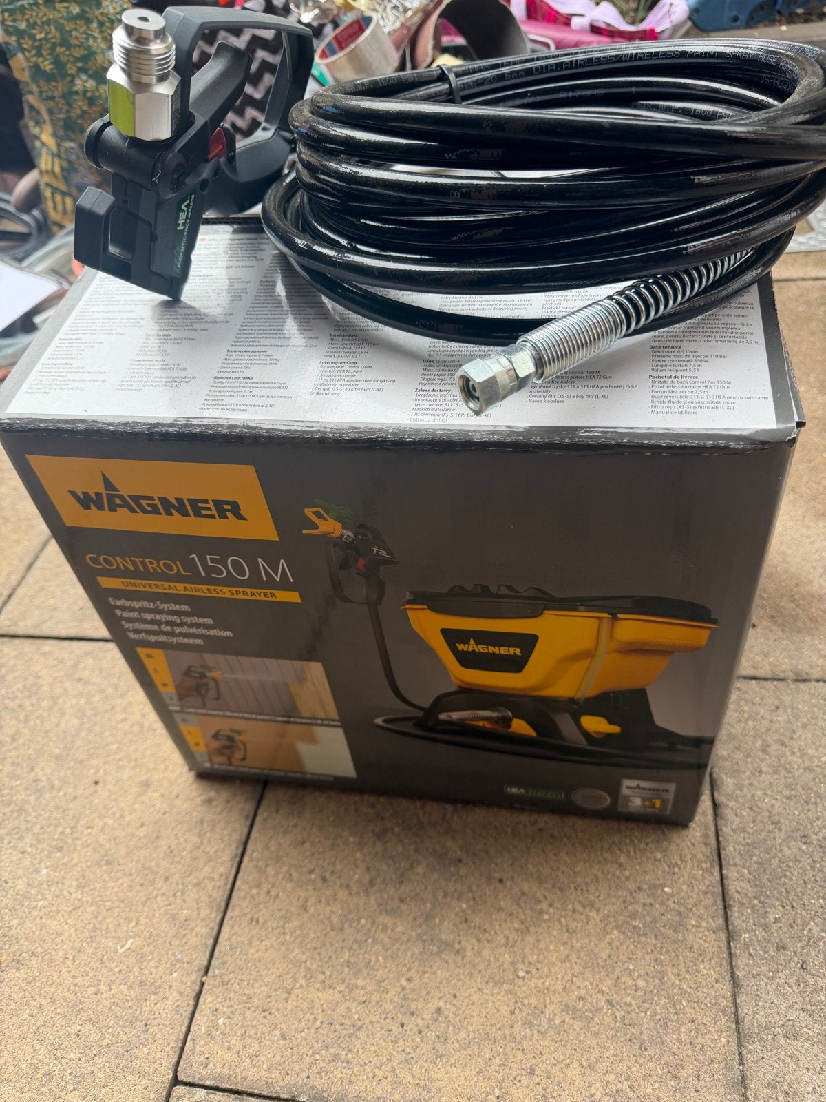 Wagner Control 150 M Airless Verfspuitapparaat (3jaar gara.), Ophalen, Nieuw, Verfspuit of Verfpomp