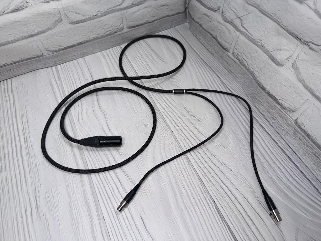 Headphone cable mini xlr to xlr audio ninja audeze, Verzenden, Zo goed als nieuw, Minder dan 2 meter, Interlink-kabel