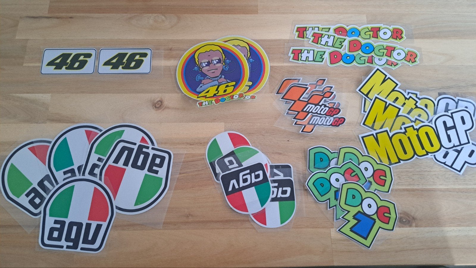 Stickers Valentino Rossi. Diversen., Ophalen of Verzenden