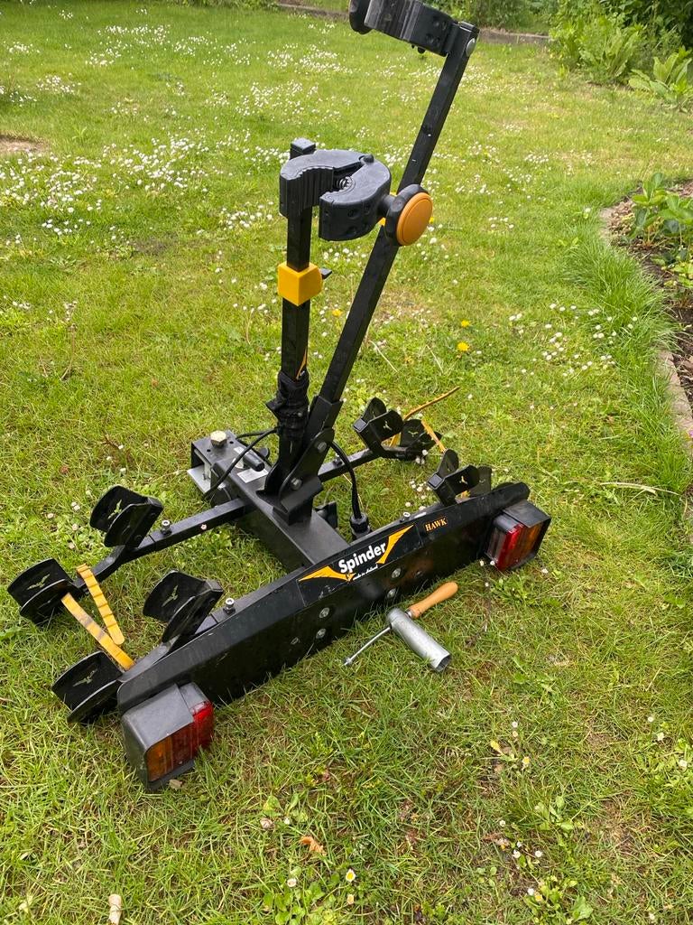 Spinder Hawk Trekhaakdrager - Made in Holland, Auto diversen, Fietsendragers, Gebruikt, Trekhaakdrager, 2 fietsen, Ophalen