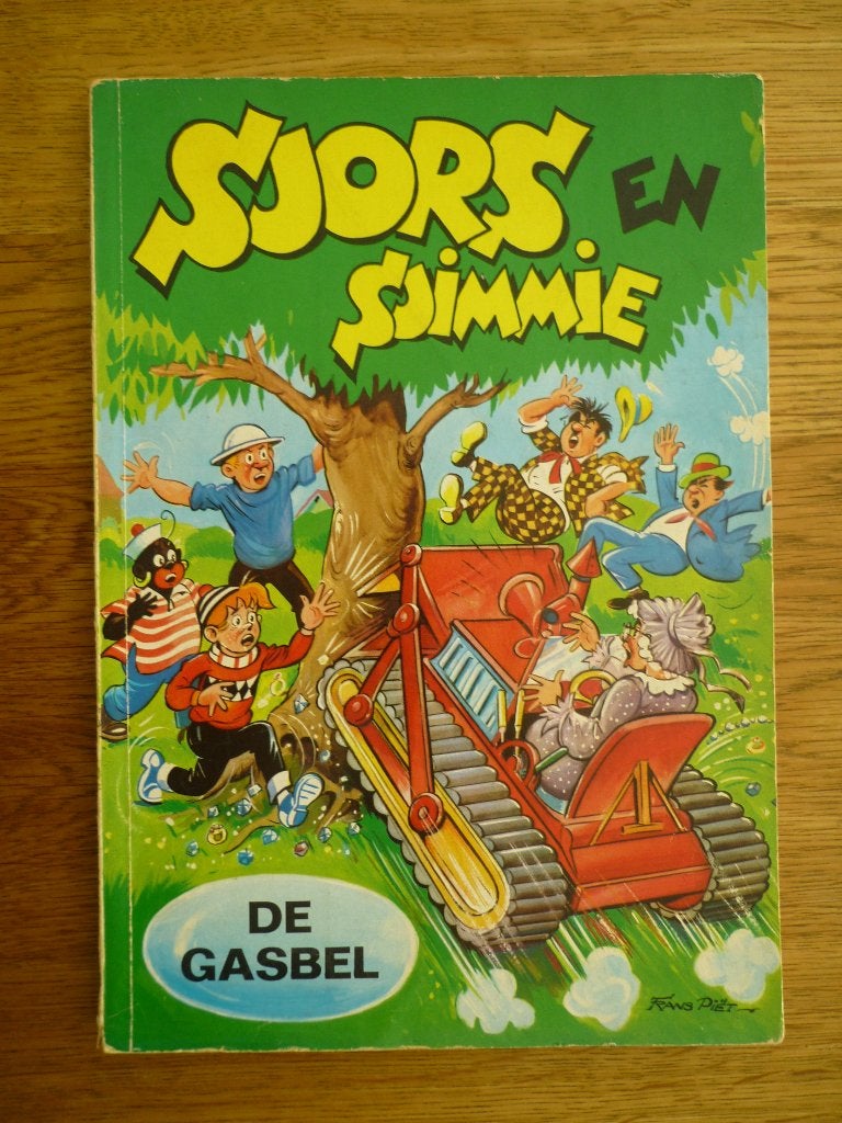Sjors en Sjimmie - de Gasbel | Frans Piët, Eén stripboek, Ophalen of Verzenden, Gelezen, Frans Piët