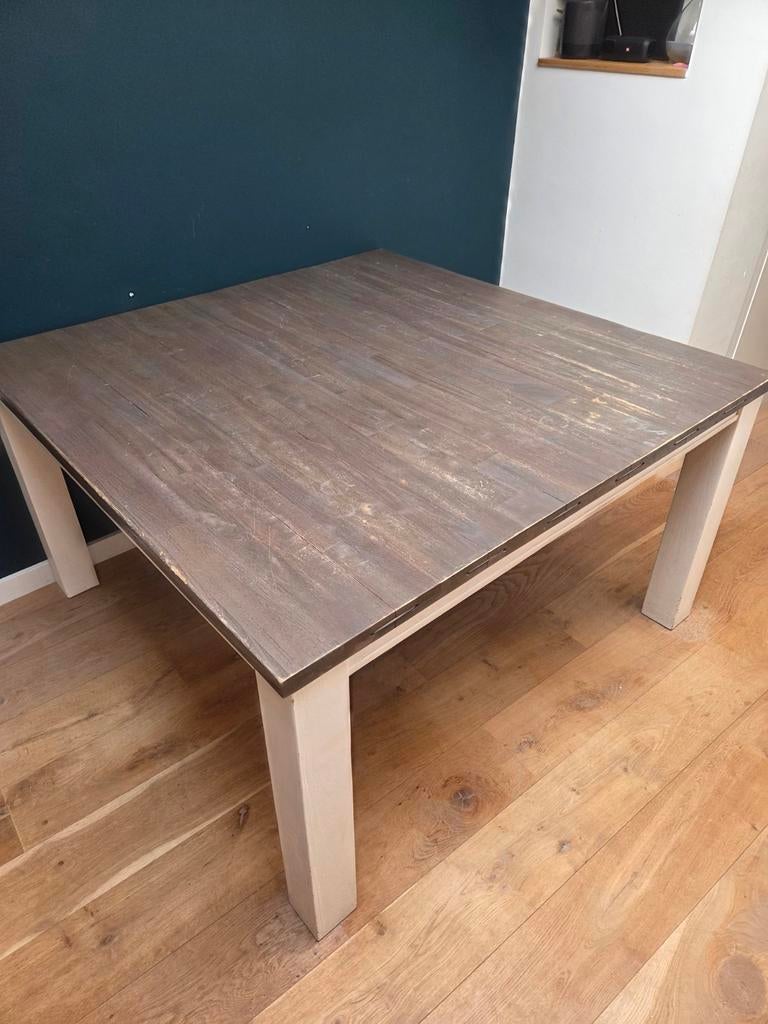 Gratis uitschuifbare tafel 140 x 140/190 van Henders & Hazel, Ophalen, Gebruikt, Vierkant, Vijf personen of meer