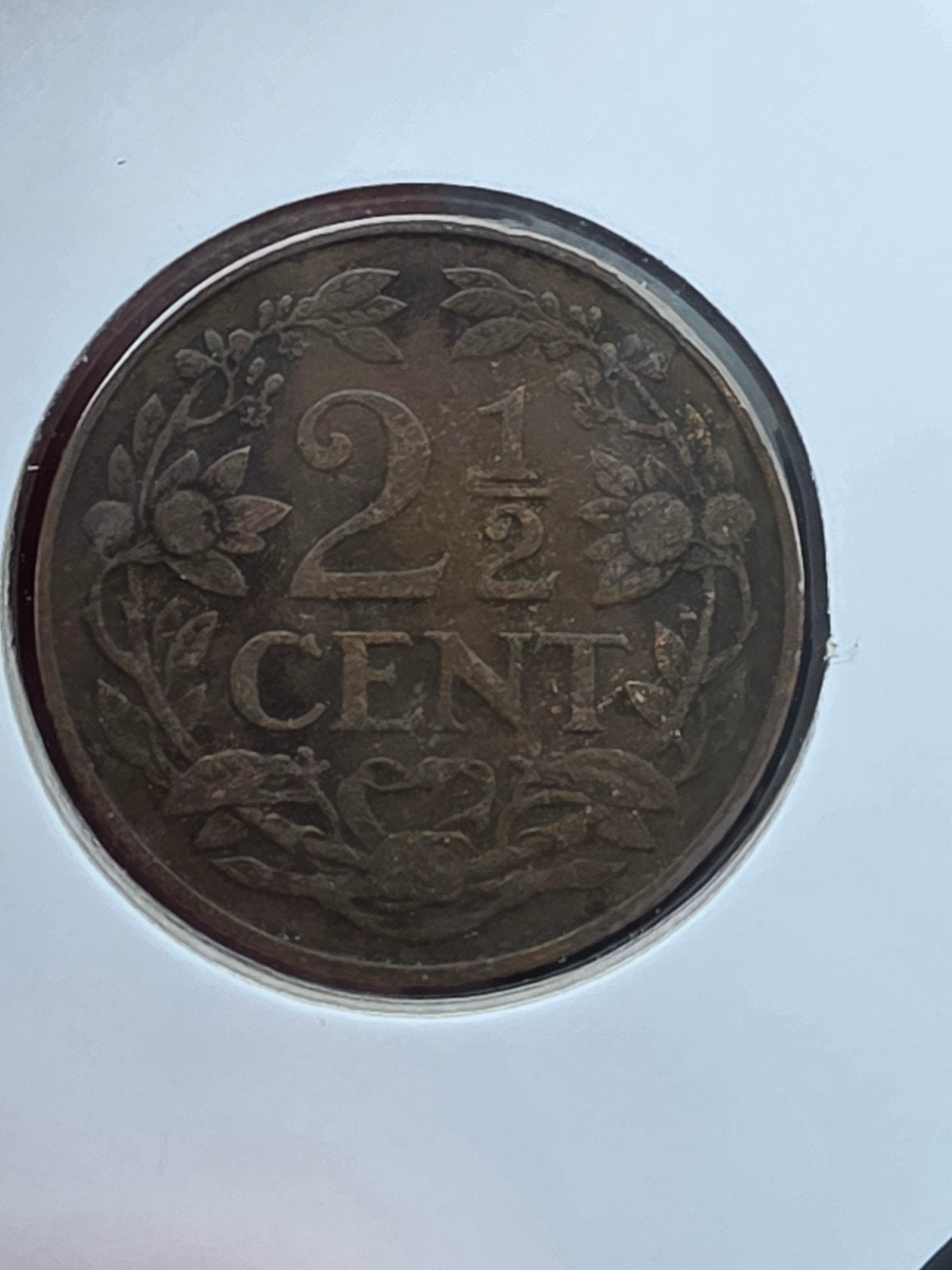 2,5 cent 1919 in prachtige kwaliteit, Ophalen of Verzenden, Koningin Wilhelmina, Losse munt