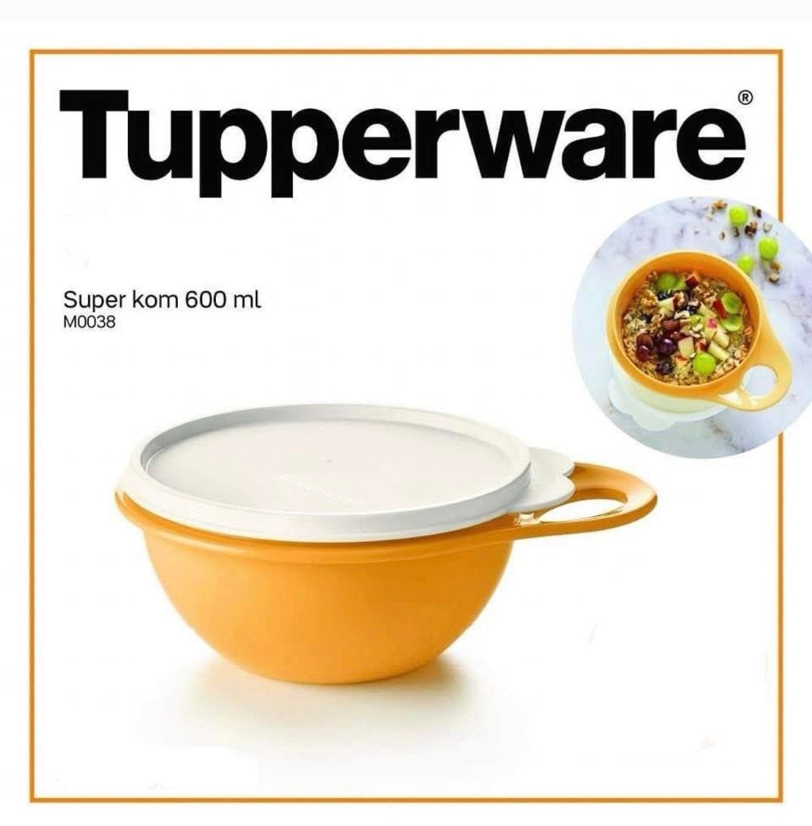 Tupperware Superkom # 600 ml, Ophalen of Verzenden, Nieuw, Bak of Kom