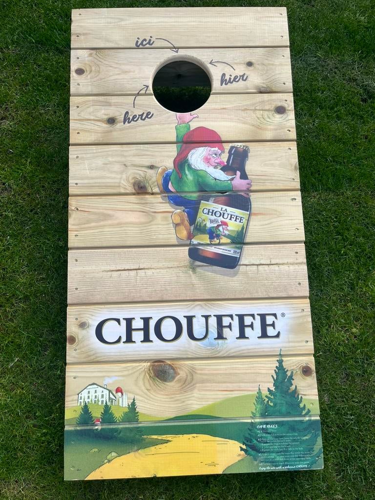 La chouffe spel of decoratie voor cafe, bar of tuinkamer, Ophalen, Zo goed als nieuw, Overige typen, Overige merken