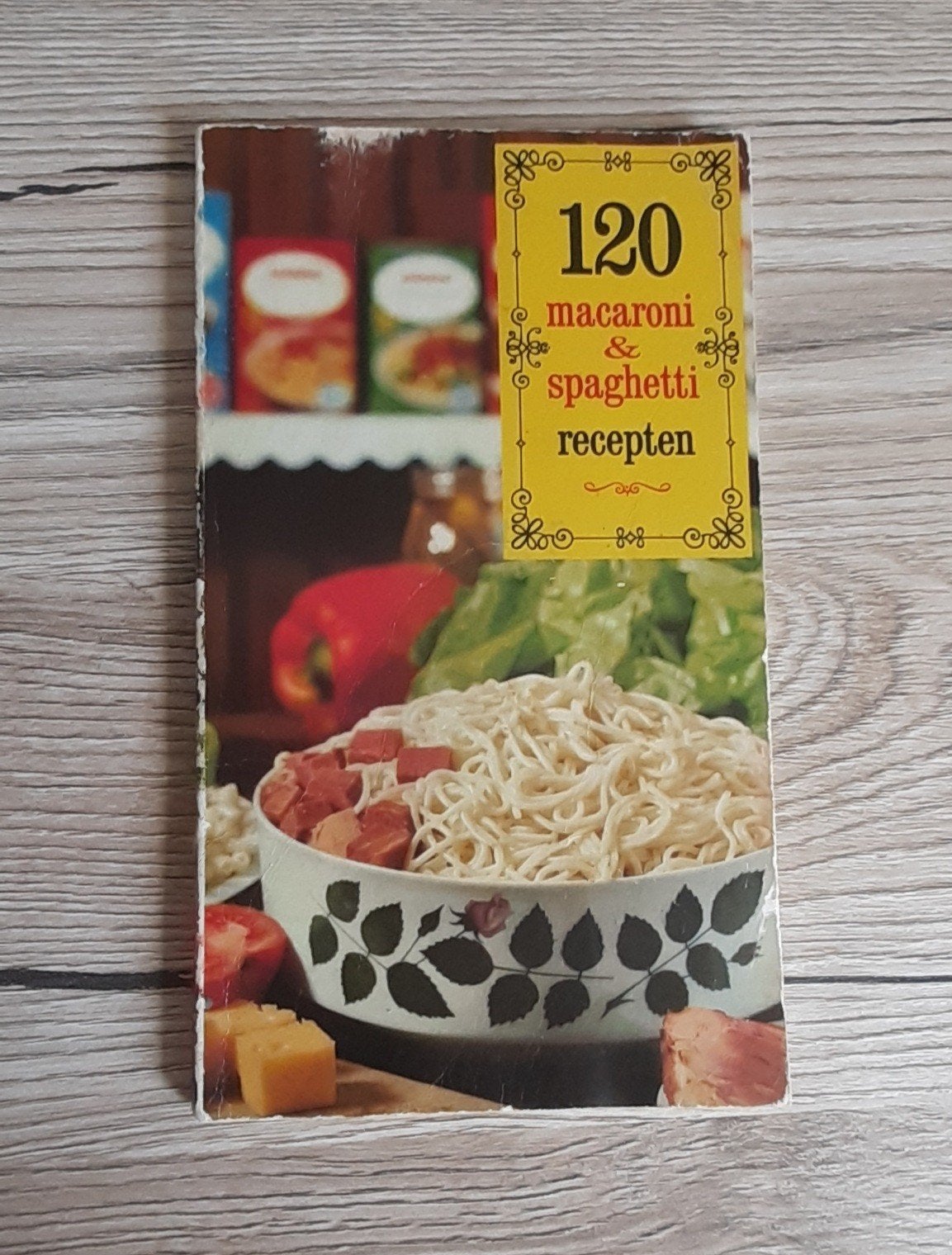 120 Macaroni- en Spaghettirecepten - Honig Kookboek, Hoofdgerechten, Vegetarisch, Ophalen of Verzenden, Nederlandse Huisvrouwen (uitgegeven door Honig)