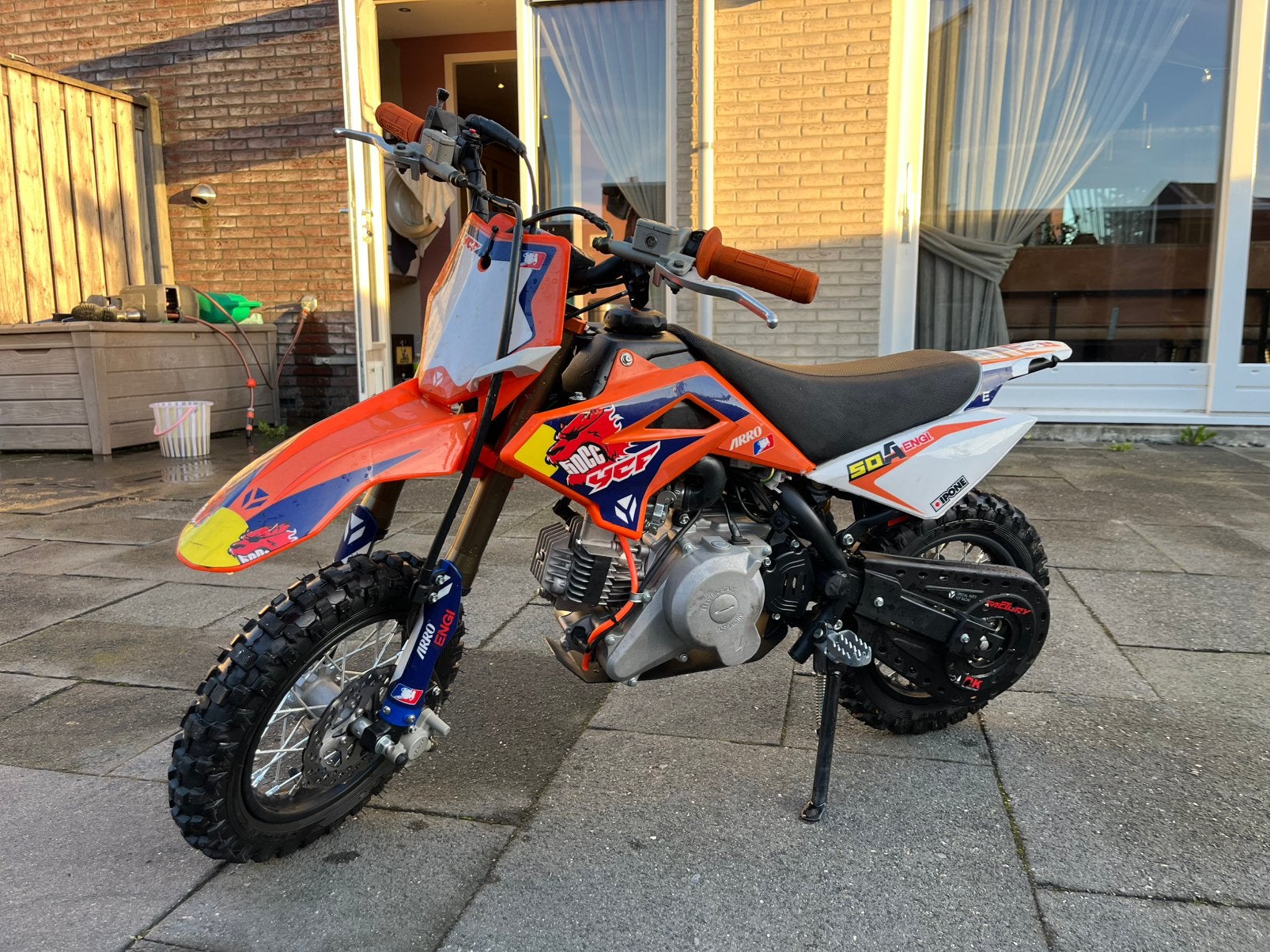 YCF50A automaat kindercrosser 50cc 4takt  sx50 pw50 pitbike, Fietsen en Brommers, Ophalen, 50 cc, Schijfrem, Pitbike