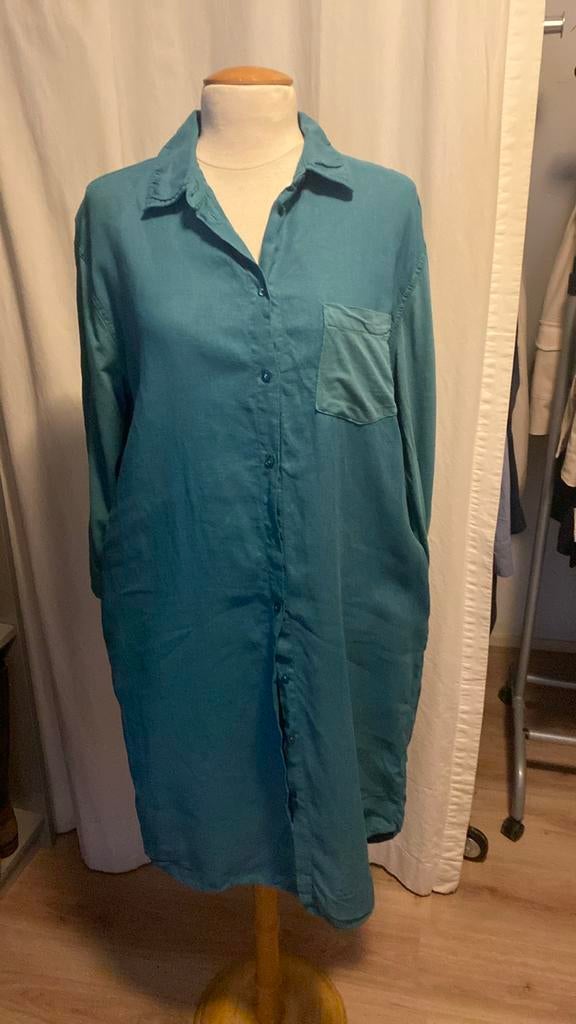 Anna Blue Blousejurk - Blauw - Maat 40, Kleding | Dames, Jurken, Maat 38/40 (M), Blauw, Ophalen of Verzenden, Knielengte