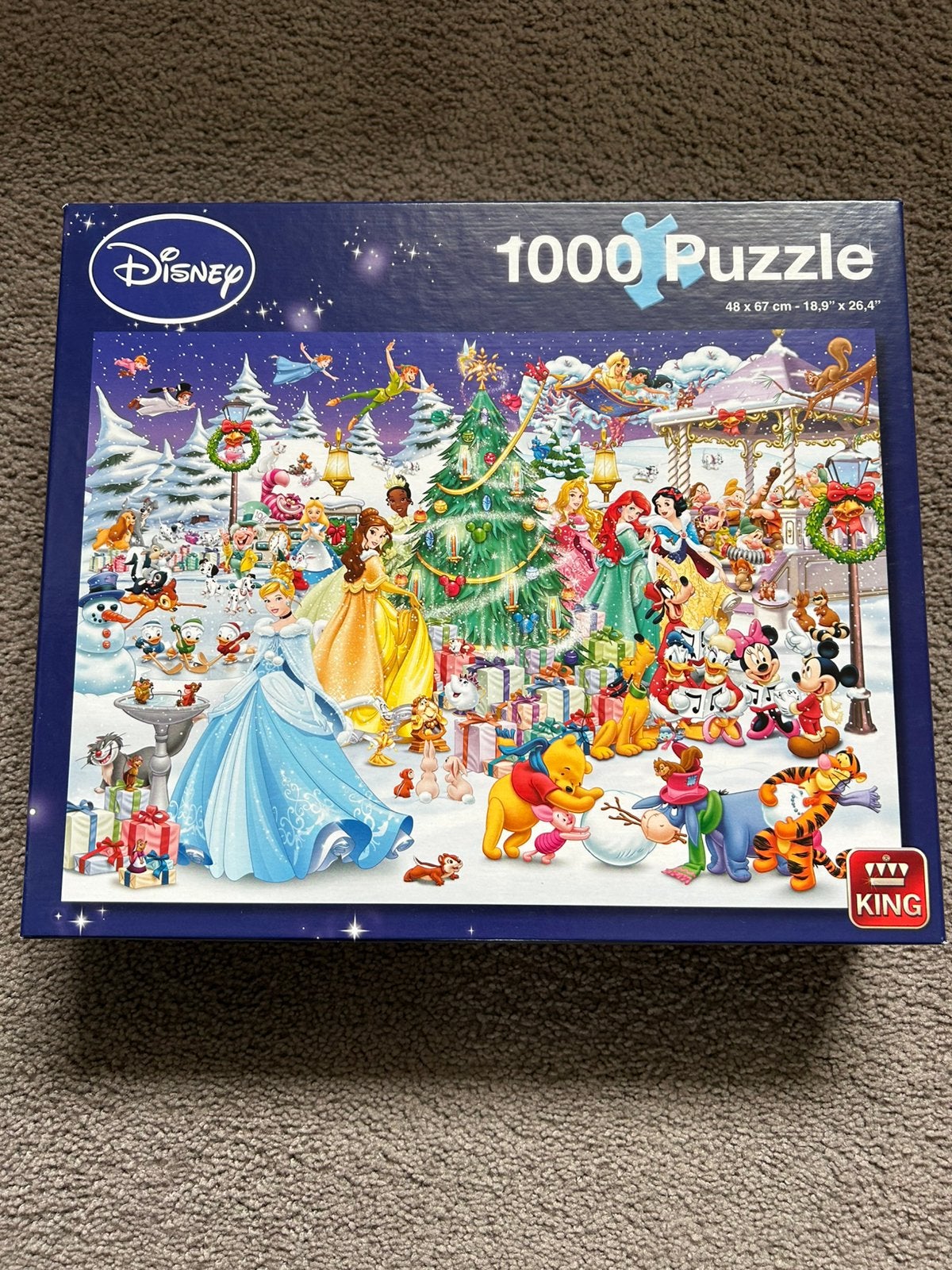 Disney puzzel 1000 stukjes winter, Hobby en Vrije tijd, Denksport en Puzzels, Ophalen of Verzenden, 500 t/m 1500 stukjes, Zo goed als nieuw