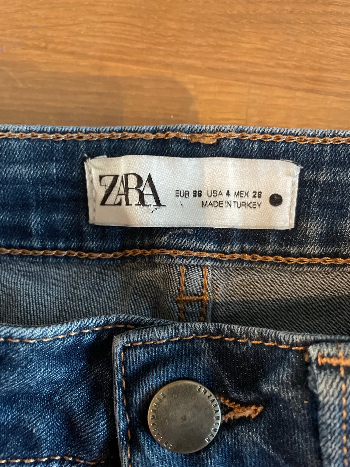 Zara flared jeans maat 36, Kleding | Dames, Spijkerbroeken en Jeans, Ophalen of Verzenden, Zo goed als nieuw, Blauw, W28 - W29 (confectie 36)