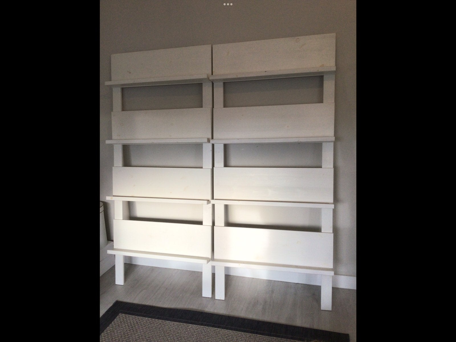 Woood Tijdschriftenrek - wit stuks, Ophalen of Verzenden, Gebruikt