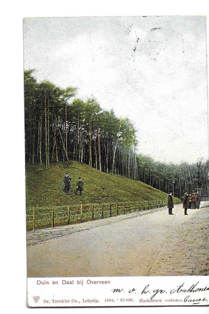 haarlem  overveen  duin en dal  1905, Verzenden, Voor 1920, Gelopen, Noord-Holland