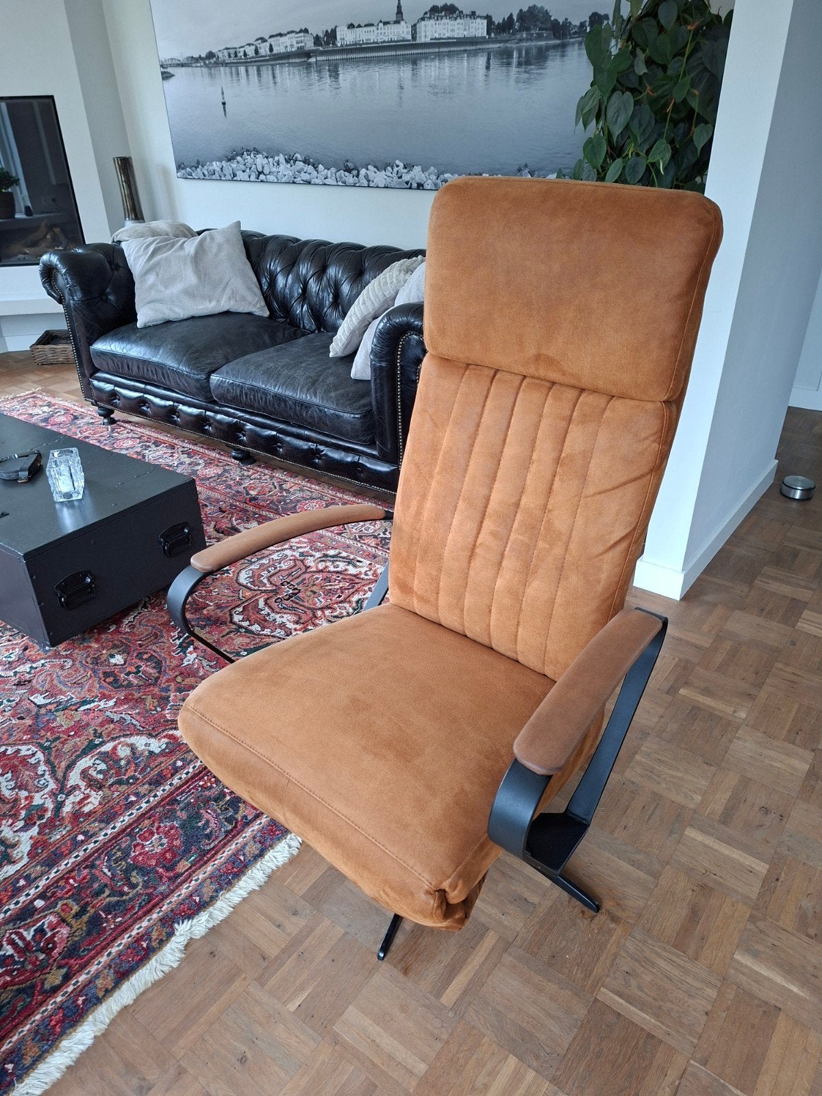 draaibare relaxfauteuil xxl, Ophalen, Stof, 50 tot 75 cm