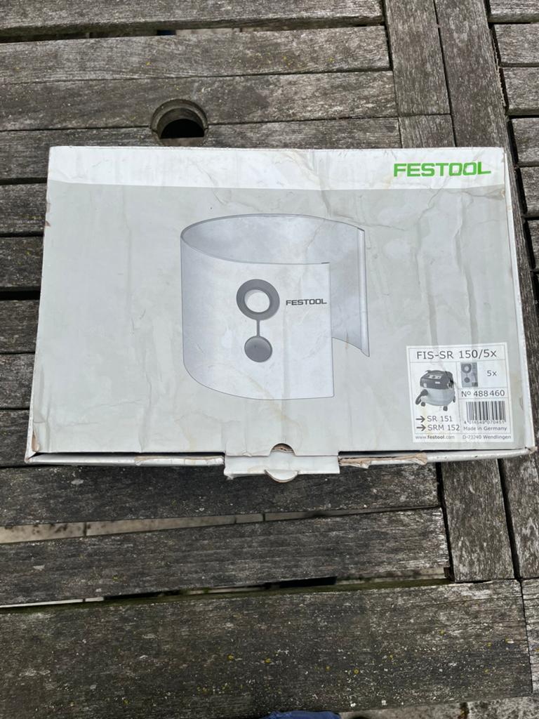 Festool FIS-SR 150 stofzuigerzakken 2 stuks, Verzenden, Nieuw
