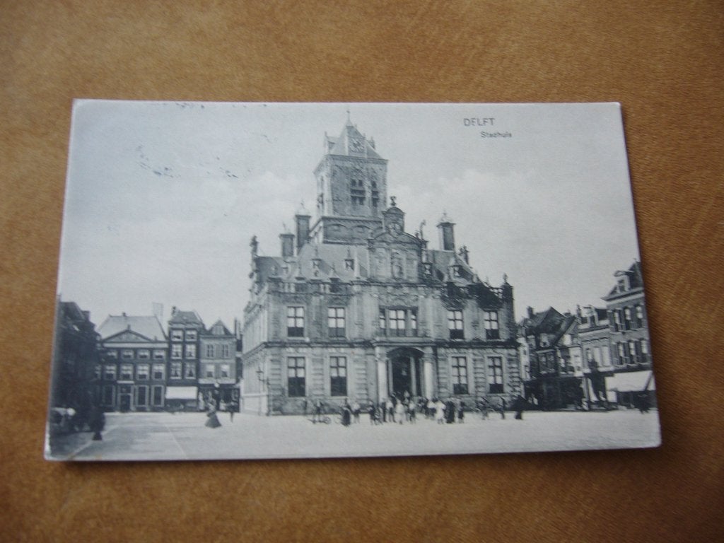 DELFT  =  STADHUIS, Ophalen of Verzenden, Voor 1920, Gelopen, Zuid-Holland