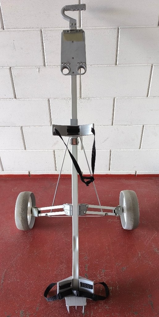 Golftrolley 2 wielen, Sport en Fitness, Ophalen, Gebruikt, Golfkar, Overige merken